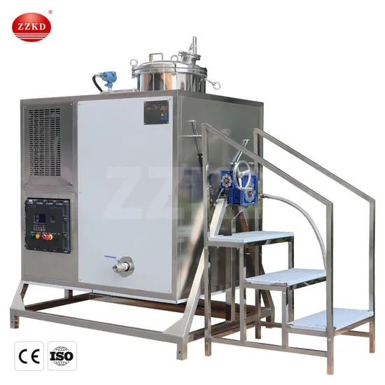 Machine intelligente de récupération de solvants en acier inoxydable, équipement de dégraissage 80L 100L 250L