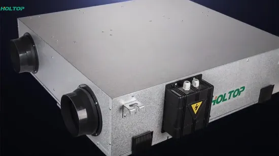 High Efficiency Air to Air Counter Flow Recuperator Heat Energy Recovery Ventilation System Air Ventilation Unit